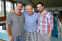 Martin Dejdar s otcem a synem