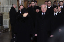 Bývalý prezident Václav Klaus s manželkou