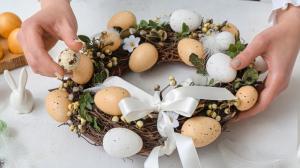 Jarní věnec z vaječných skořápek: Jak snadno a rychle vytvoříte působivou dekoraci?