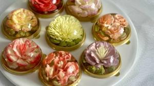 Jelly Flowers: Želatinové dortíky ve 3D, které berou dech a vypadají jako živé květy