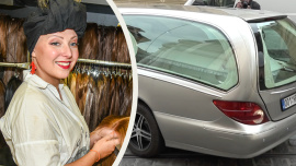 Anna Slovackova pohreb