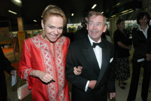 Dagmar Havlova a Václav Havel na KVIFF 2005 - foto: Herminapress.cz