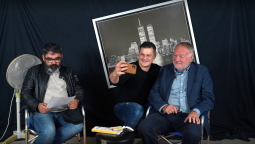 Ludek Sobota v talk show Na rudlu (zdroj Mall.tv)