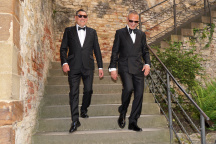 Janis Sidovský, Pavel Vítek, svatba