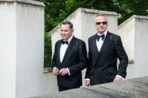 Janis Sidovský, Pavel Vítek, svatba