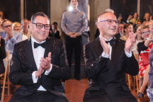 Janis Sidovský, Pavel Vítek, svatba