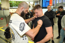 Jiří Procházka s fanouškem