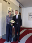 Zuzana Mrázová s Andrejem Babišem. 