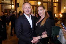 Andrea Verešová s manželem. 