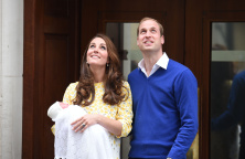 Princezna Charlotte, Kate Middleton. princ William 