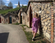 Kateřina Říhová na dovolené. 