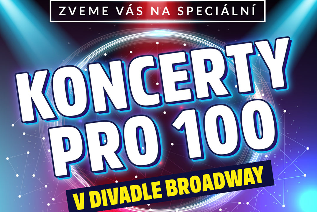 Divadlo Broadway odehraje 14 speciálních Koncertů pro 100 návštěvníků 