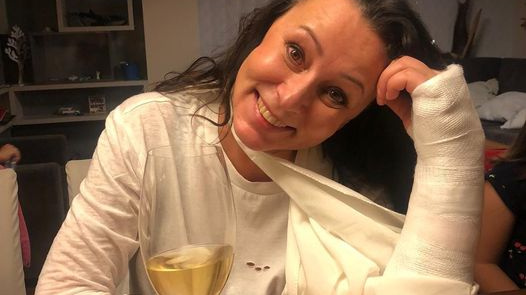 Heidi Janků skončila s rukou v sádře. Co se stalo?