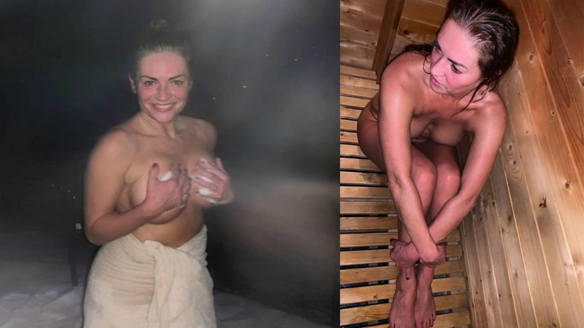 Hanka Kynychová se toho nebojí: Nahá ze sauny přímo do sněhu