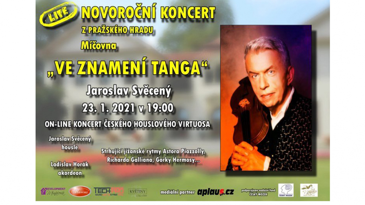 Tango zazní z Hradu! Nenechte si ujít jedinečný koncert Jaroslava Svěceného a Ladislava Horáka
