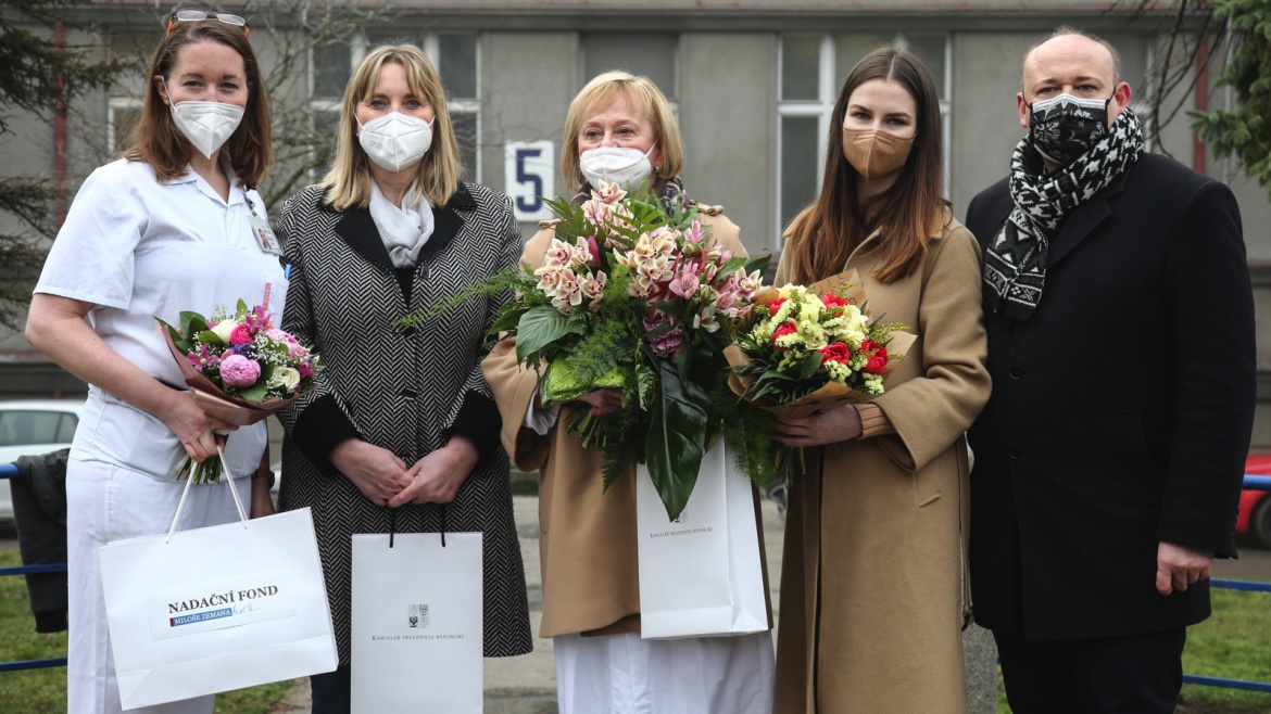 Kateřina Zemanová věnovala dva dny zdravotníkům. Podívejte se na foto