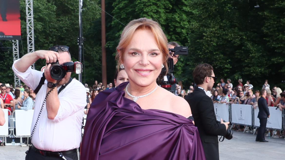 Dagmar Havlová na festivalu ve Varech. Seklo jí to letos, loni, předloni