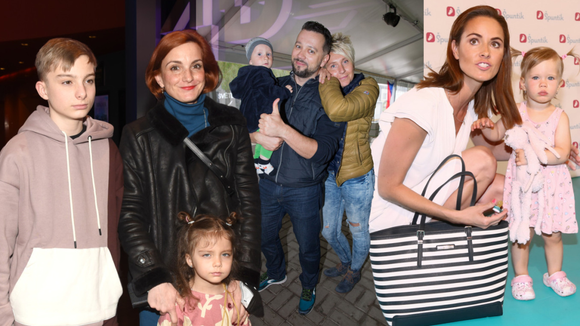 Hvězdy vypravily děti poprvé do školy. Dojaté maminky a květiny větší než prvňáčci!