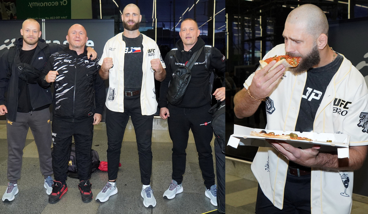 UFC zápasník Procházka zpět v Čechách. Pizza na uvítanou a slova o dojetí