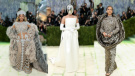 Beyoncé, Katy Perry a Rihanna na Met Gala. 